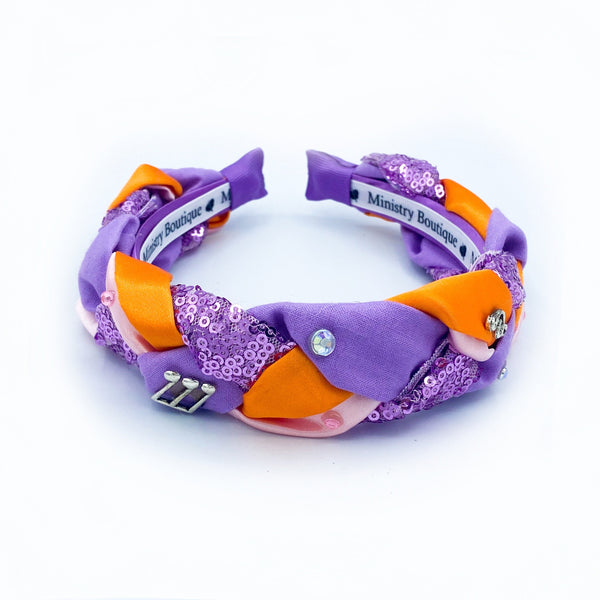 Figment inspired Braided Headband | READY TO SHIP | Hand Made | Hairband | Plait | Epcot | MinistryBoutique