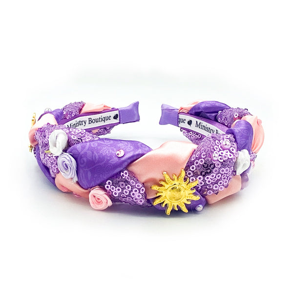 Rapunzel inspired Braided Headband | Hand Made | Hairband | Plait | MinistryBoutique